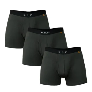 Bamboo boxer briefs men pouch breathable, 3 pack