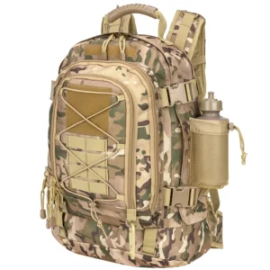 Military backpack, tactical rucksack, 60L pack, hiking camping, outdoor gear