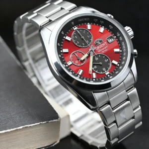 Orient, quartz, chronograph, stainless steel, waterproof