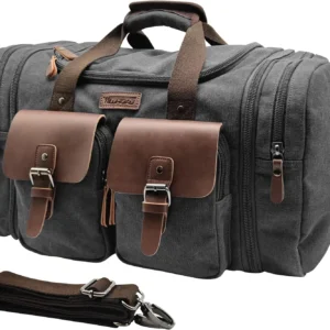 Expandable, 60L, Canvas, Duffle, Waterproof, shoe compartment